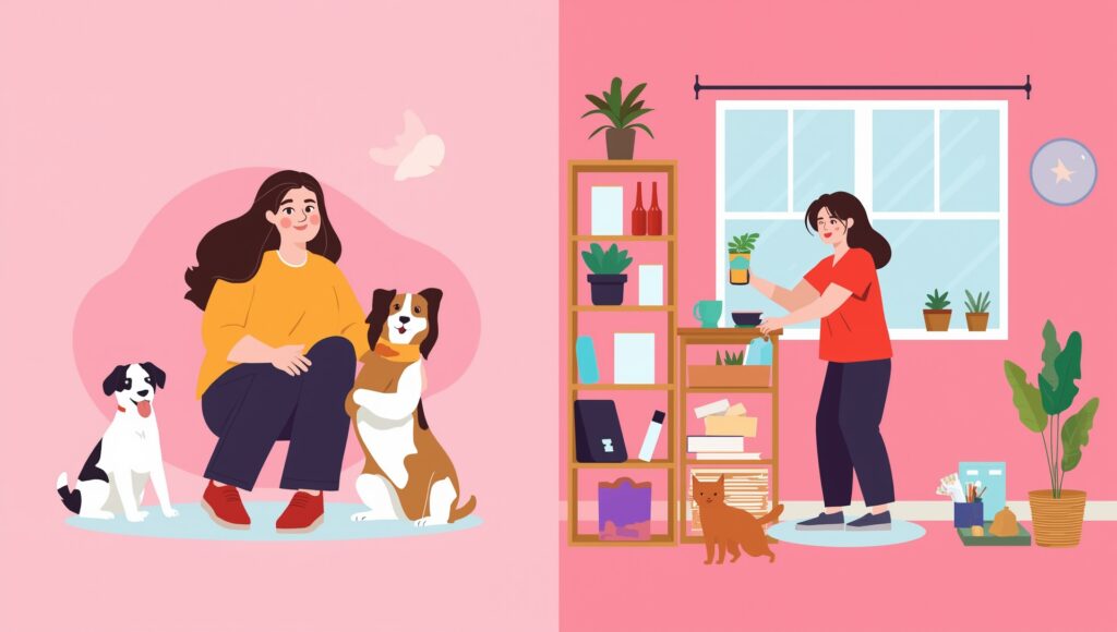 pet siting and home organization image