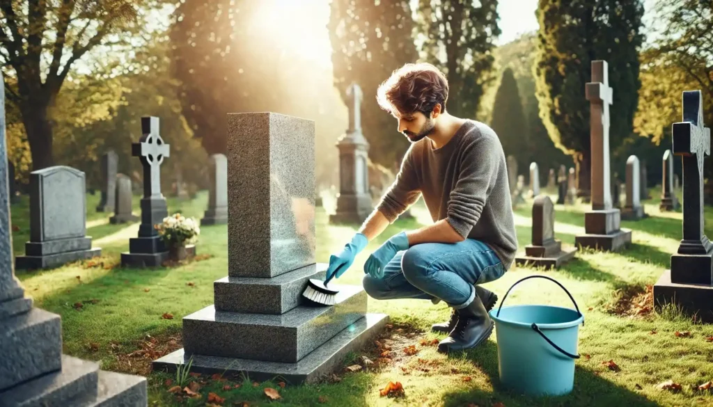 image of grave cleaner